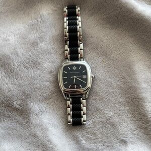 David Yurman Black and Silver Men's Watch